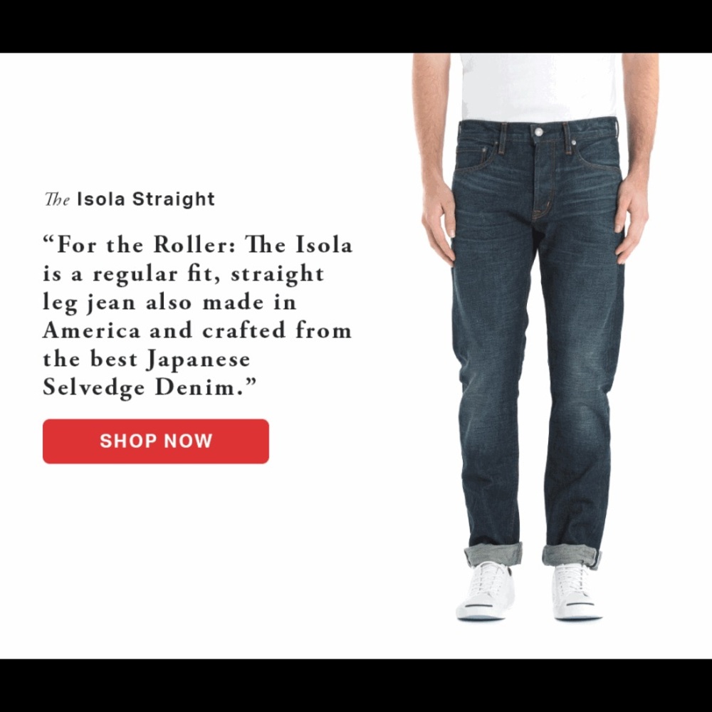 Deus Ex Machina Isola straight selvedge raw denim jeans